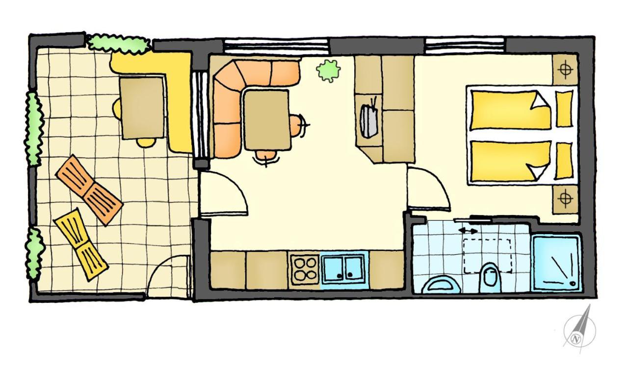Appartements Kerschbaumer 费德索恩斯 外观 照片